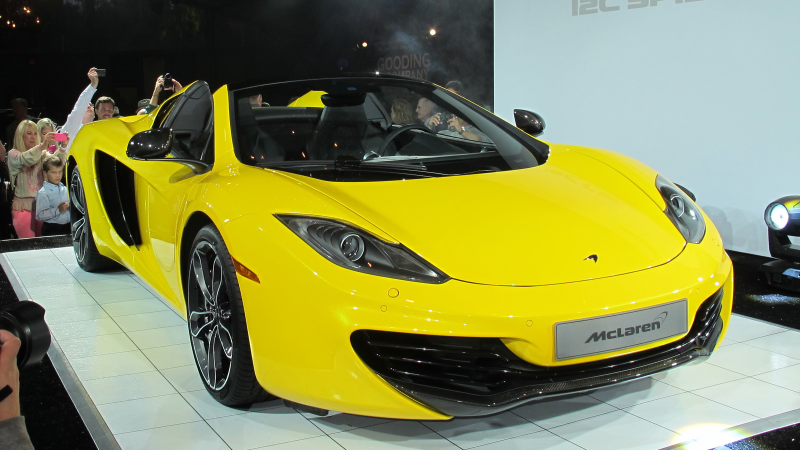 Illustration for article titled See The McLaren 12C Spider Live At Pebble Beach